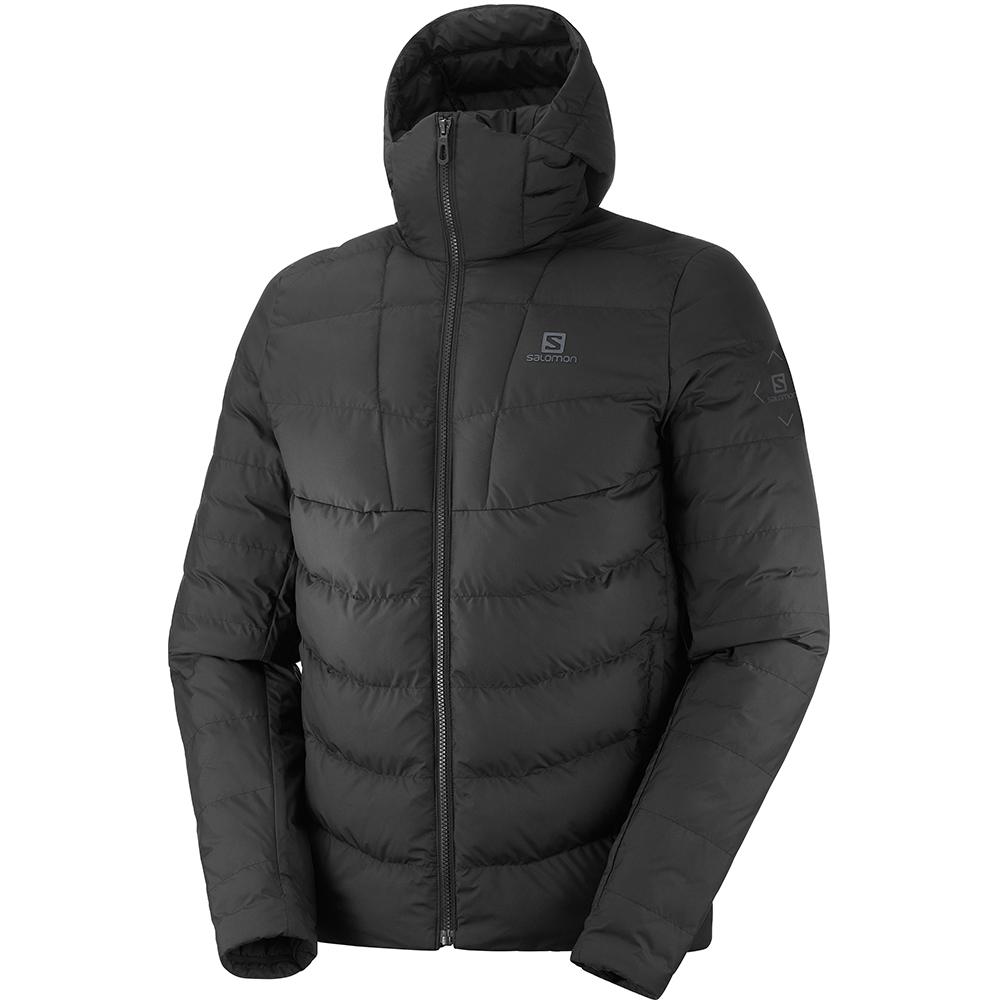 Salomon SIGHT STORM HOODIE M - Mens Jackets - Black - NZ (21396-AOBM)